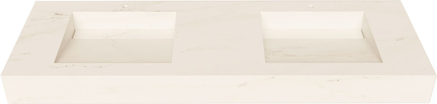 Cuba washbasin mod. Graziana - 190 x 55 x 15 cm