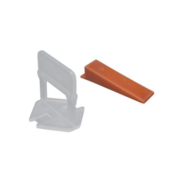 KIT Nivelador para Pavimento e Revestimento - 500 Niveladores + 100 Cunhas