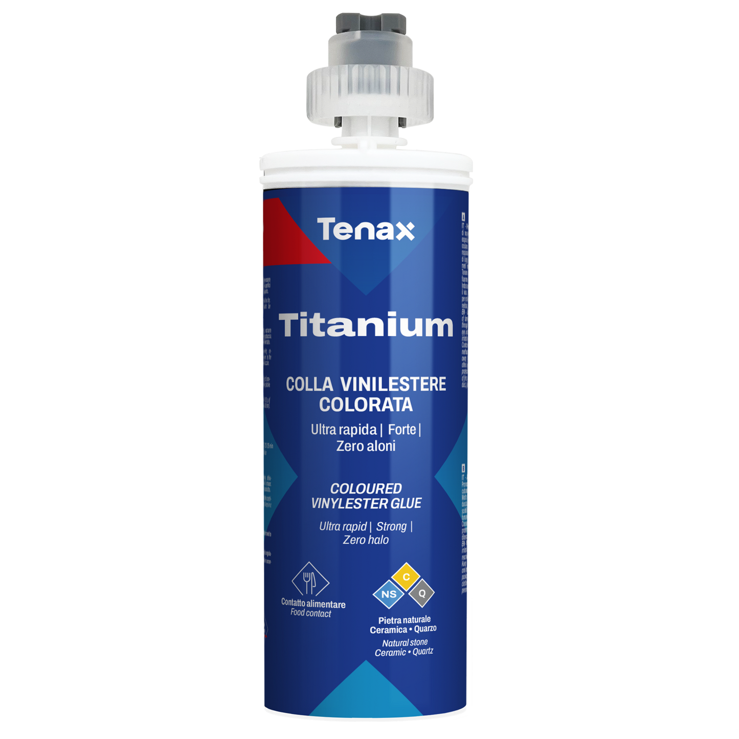 Titanium Cartucho - Cola transparente e colorida - Tenax