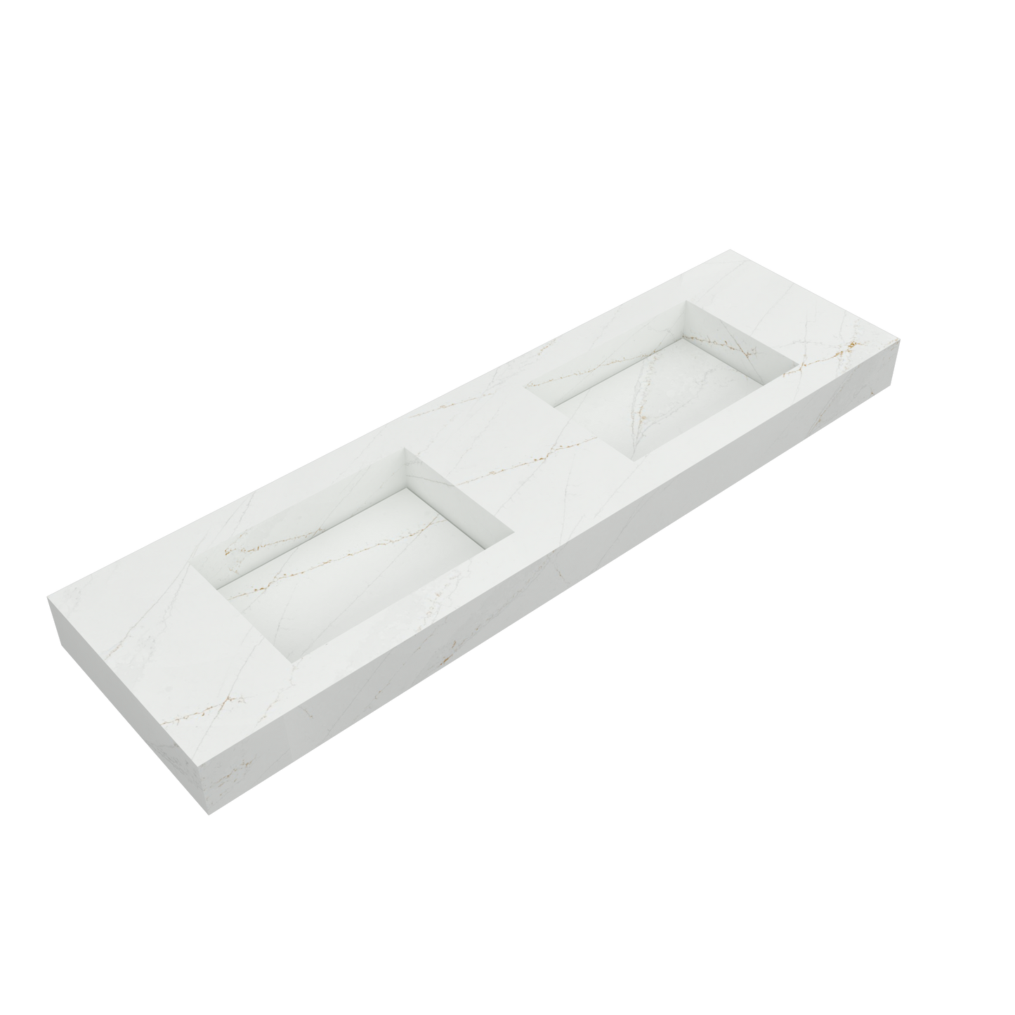 Bancada Veneza em Silestone em 12mm com Lavatórios Dupla Integrados