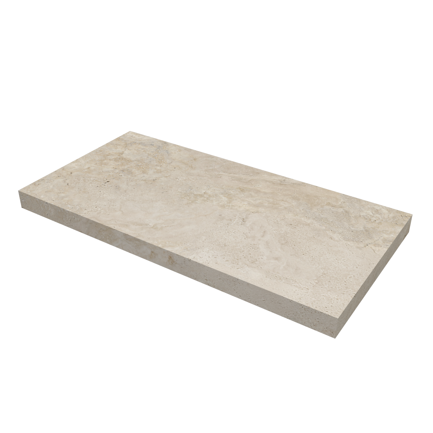 Bancada Reta Vicenza Linha Maximum com furação para Lavatório de pousar