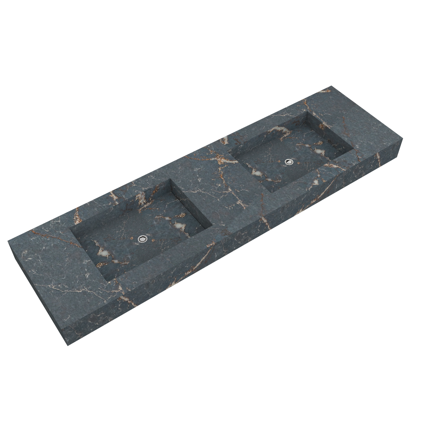 Bancada Firenze em Silestone com Lavatório Duplo Integrado