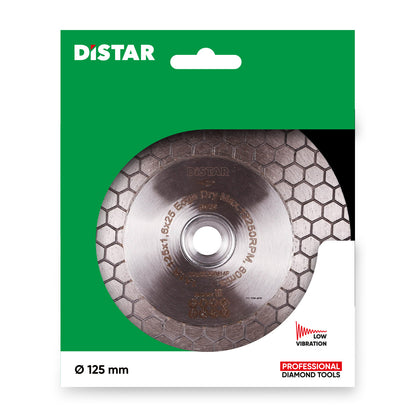 DISCO DE CORTE DIAMANTADA 1A1R Ø115mm e Ø 125mm - EDGE DRY