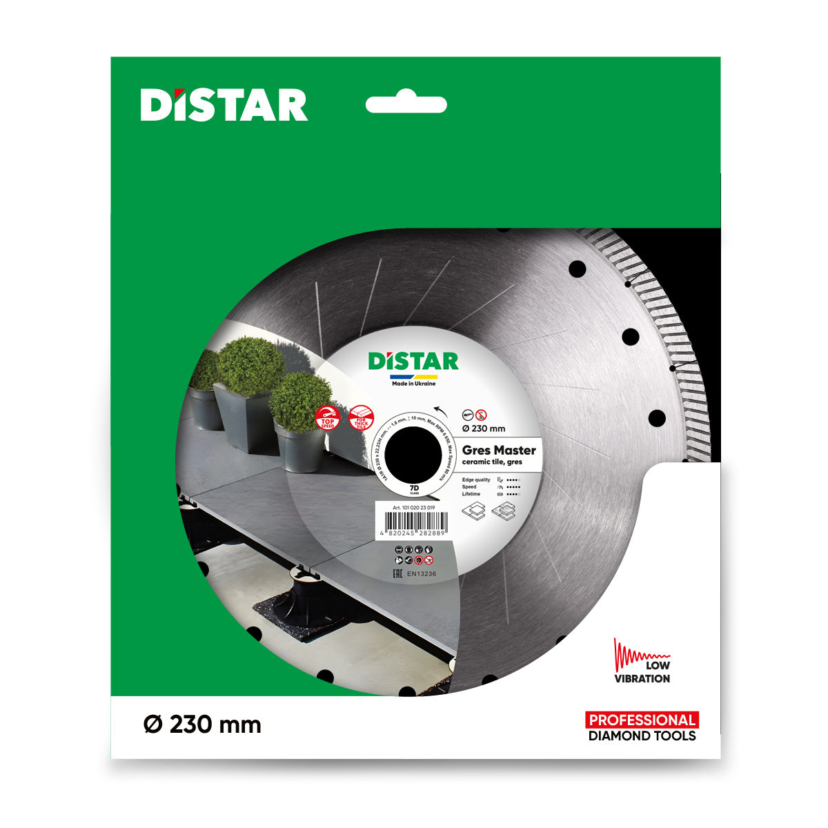 DISCO DE CORTE DE DIAMANTE 1A1R Ø 115 mm a Ø 230 mm GRES MASTER