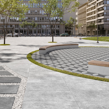 Pavimento HardBlue Cerâmico 8 e 20 mm - Placas vários formatos - Rocersa