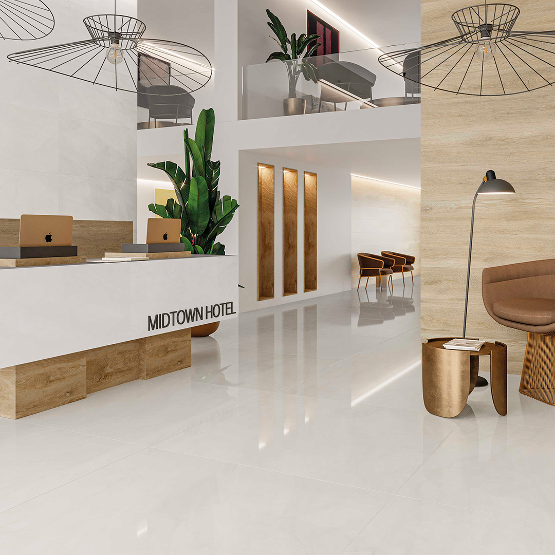 Pavimento Raffaello Cerâmico 10 mm - Placas vários formatos - Rocersa