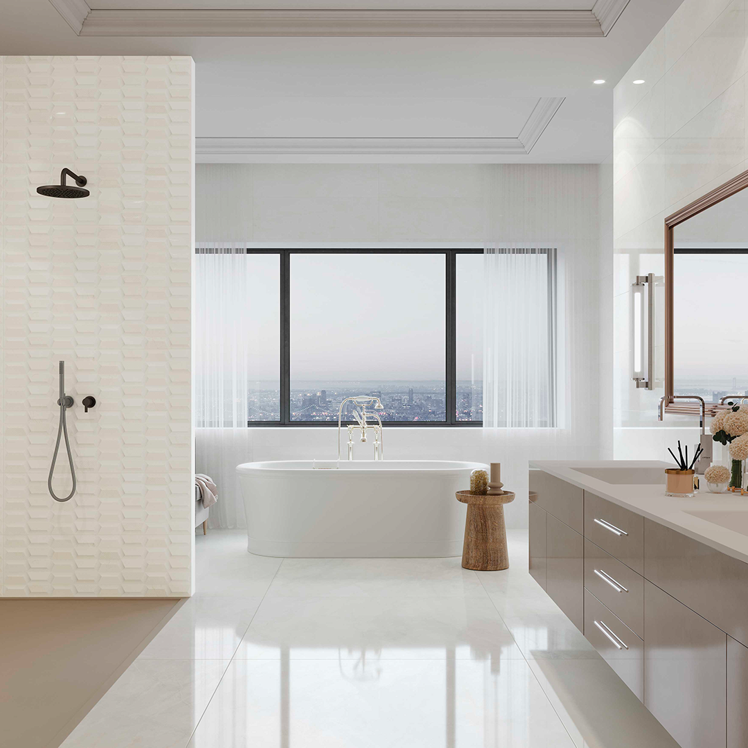 Pavimento Raffaello Cerâmico 10 mm - Placas vários formatos - Rocersa