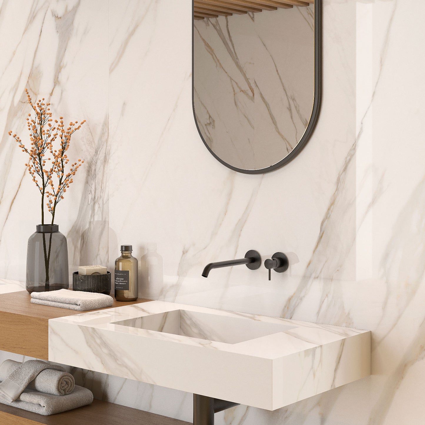 BAHRAIN - Rivestimento ceramico 6mm - Piastrelle 120 X 280 cm - Prissmacer MAXIMUM