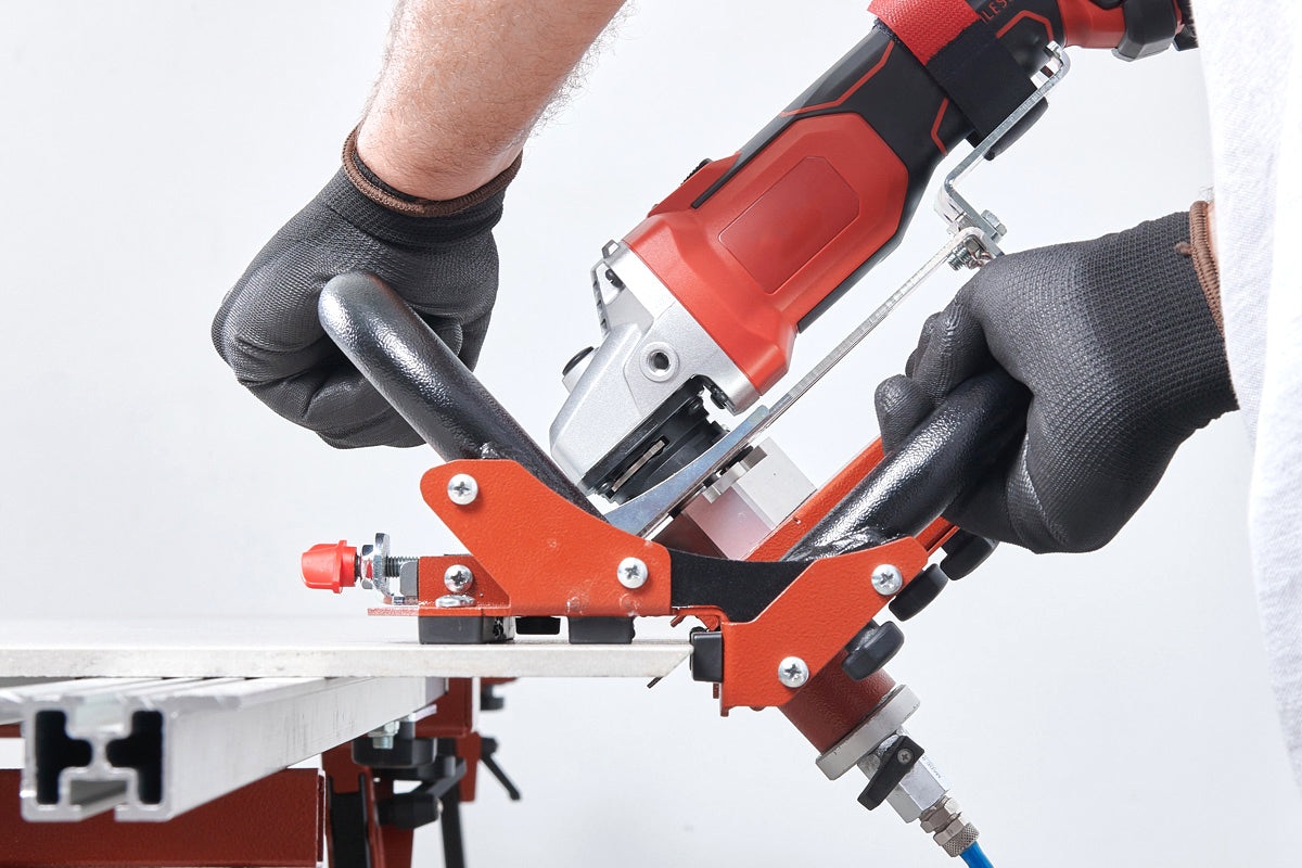 Dispositivo de chanfre para Rebarbadora