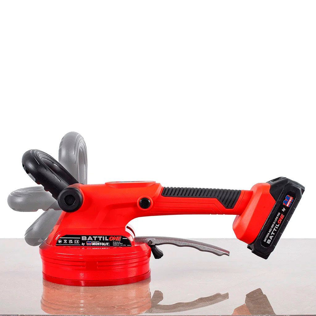 BATTILONE – Ventosa de batimento a bateria de 20 V para azulejos e lajes