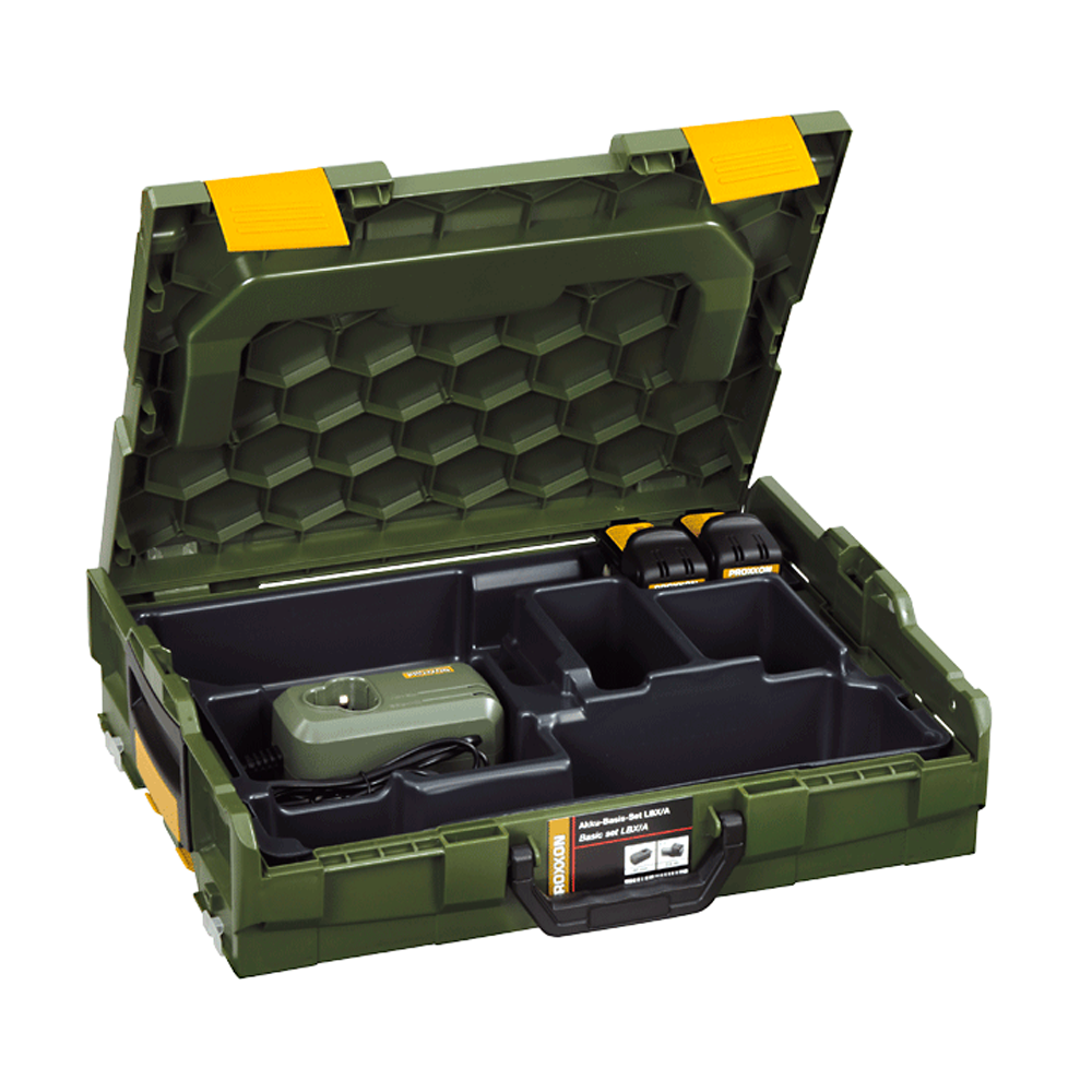 Kit básico LBX/A Mala+ 2un Baterias+ Carregador - Proxxon