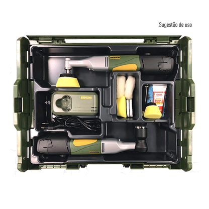 Kit básico LBX/A Mala+ 2un Baterias+ Carregador - Proxxon