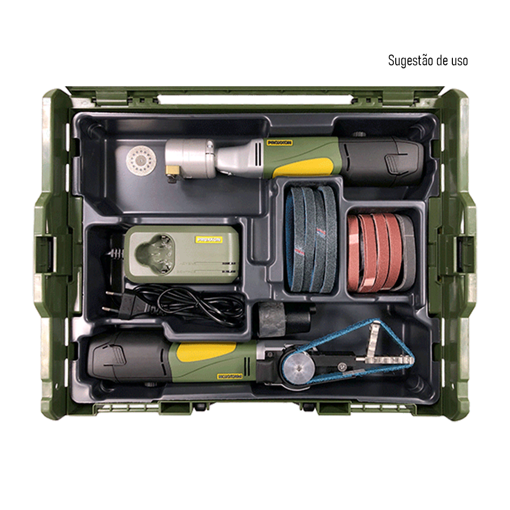 Kit básico LBX/A Mala+ 2un Baterias+ Carregador - Proxxon