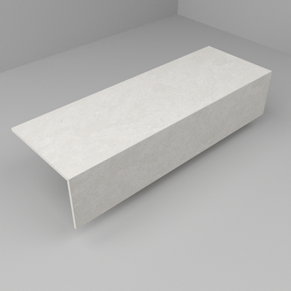 Stair Treads Box model with LED below - 30 x 100 cm coated with 8mm Ceramic