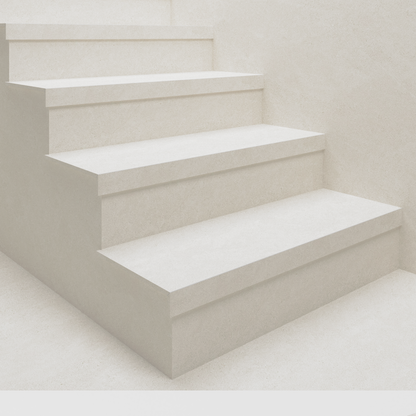 Stair Treads Box model with LED below - 30 x 100 cm coated with 8mm Ceramic