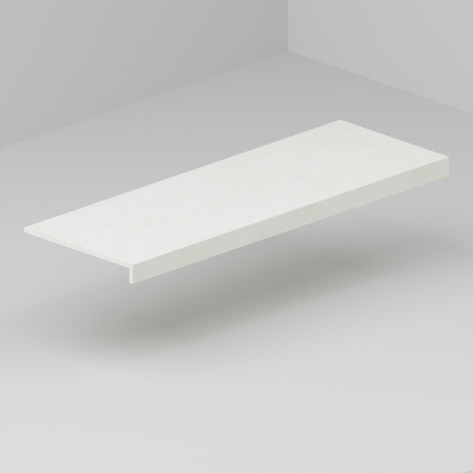 Degraus de Escada em Margres Concept White - 30 x 90 x 4 cm