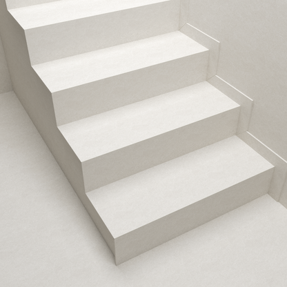 Stair Treads Box model with LED below - 30 x 100 cm coated with 8mm Ceramic