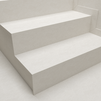 Stair Treads Box model with LED below - 30 x 100 cm coated with 8mm Ceramic