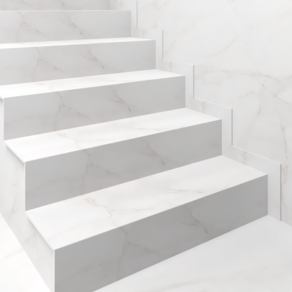 Stair Treads Box model with LED below - 30 x 100 cm coated with 8mm Ceramic