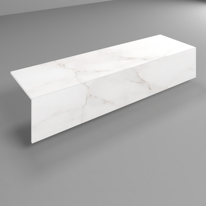 Stair Treads Box model with LED below - 30 x 100 cm coated with 8mm Ceramic