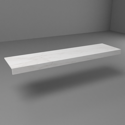 Gradini per scale modello Box con LED sottostante - 30 x 100 cm rivestiti in ceramica da 8 mm