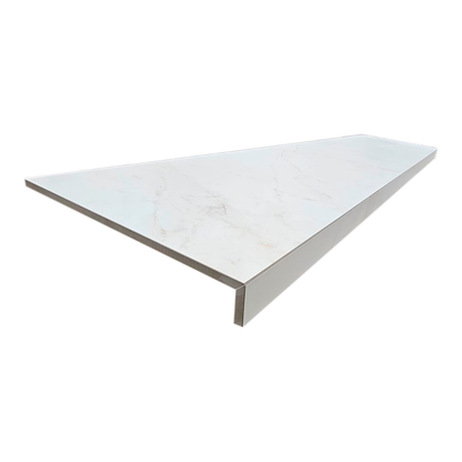 Gradini per scale modello Box con LED sottostante - 30 x 100 cm rivestiti in ceramica da 8 mm