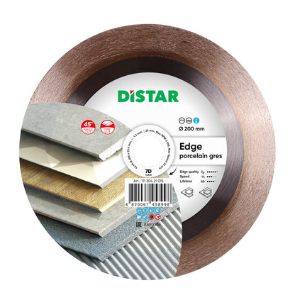 DIAMOND CUTTING DISC 1A1R Ø 180 mm to Ø 250 mm EDGE