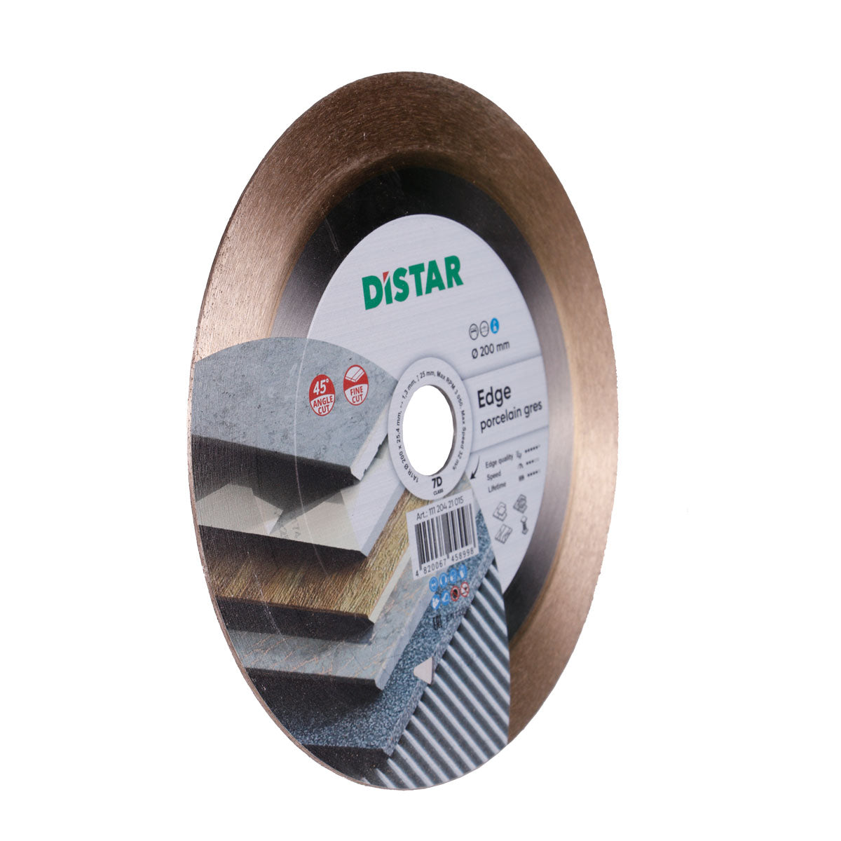 DIAMOND CUTTING DISC 1A1R Ø 180 mm to Ø 250 mm EDGE