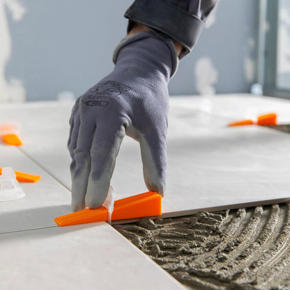 KIT Nivelador para Pavimento e Revestimento - 500 Niveladores + 100 Cunhas