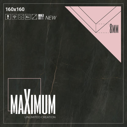 MIND - Revestimento Cerâmico 8mm - Placas 160 x 160 cm - Prissmacer MAXIMUM