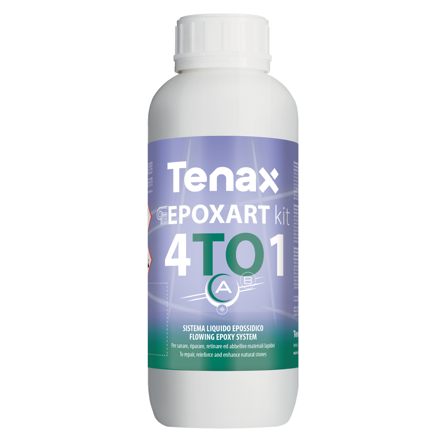Kit Epoxart 4 para 1 - Para revestimento de resina - triagem e reparo - Tenax