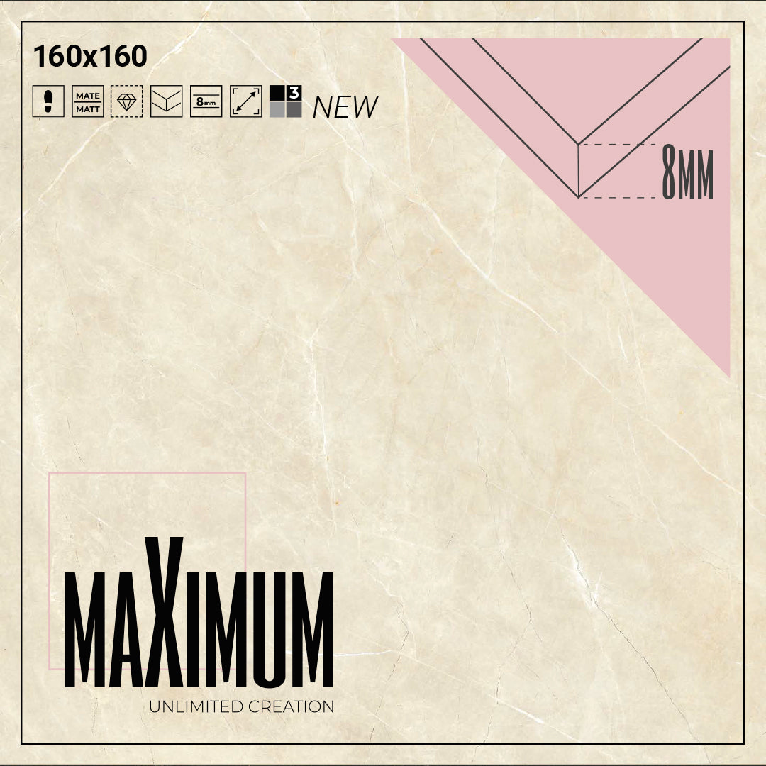 PARTENÓN - Rivestimento ceramico 8mm - Piastrelle 160 x 160 cm - Prissmacer MAXIMUM