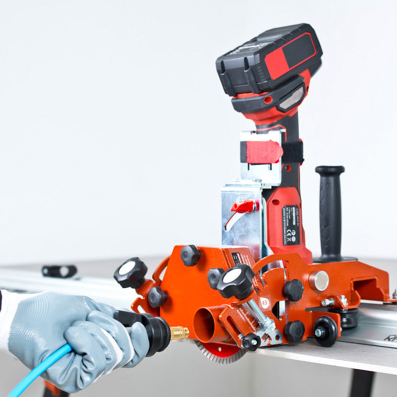 Power Raizor - Sistema de corte com rebarbadora para calhas Raizor