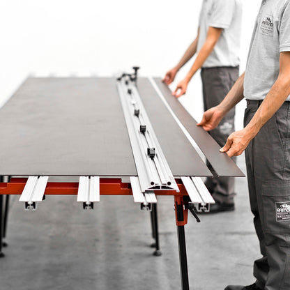 Raizor - Régua de corte de grandes formatos de 2 x 160 cm com separador SNAP