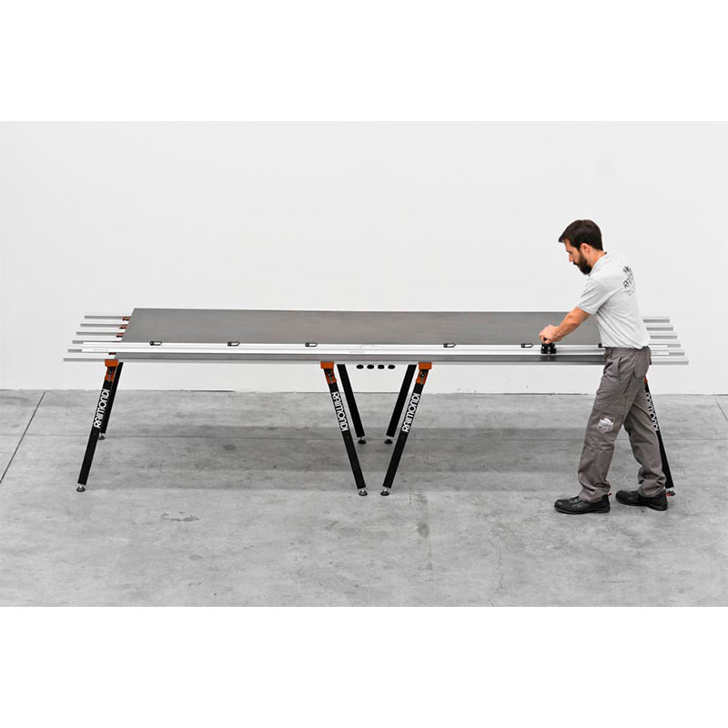 Raizor - Régua de corte de grandes formatos de 2 x 160 cm com separador SNAP