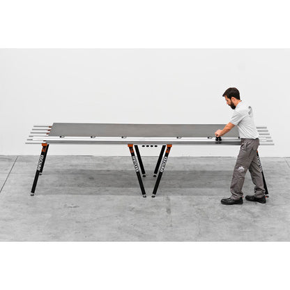 Raizor - Régua de corte de grandes formatos de 2 x 160 cm com separador SNAP