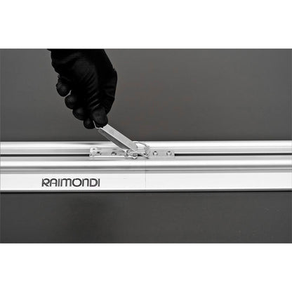 Raizor - Régua de corte de grandes formatos de 2 x 160 cm com separador SNAP