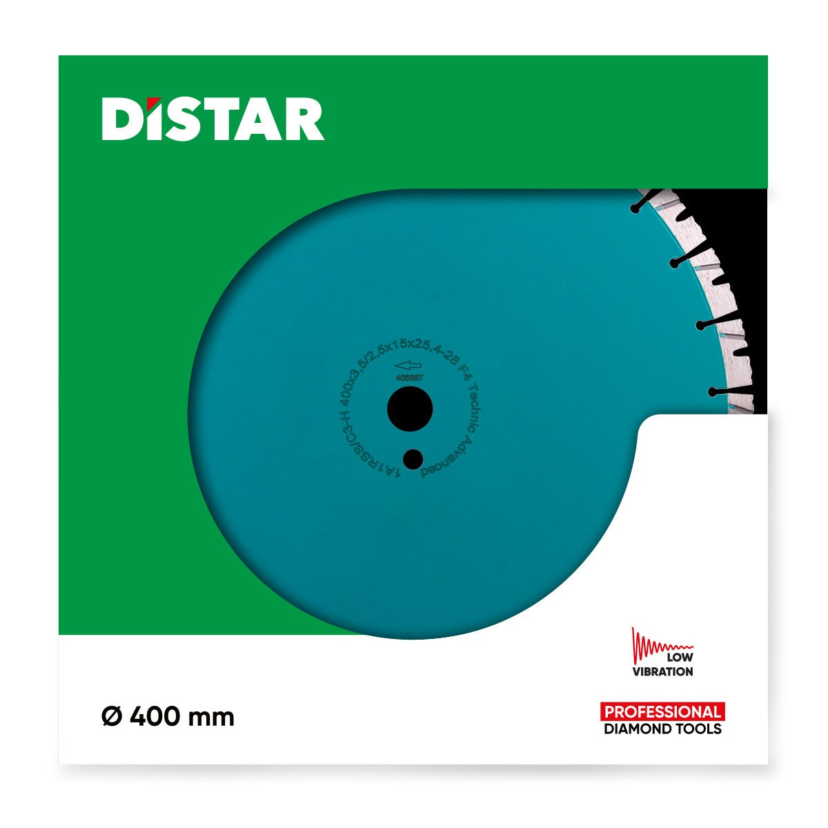 DISCOS GRANDES DE CORTE DIAMANTADO 1A1RSS Ø 300 mm a Ø 400 mm TECHNIC ADVANCED