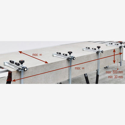 Tip-Top dispositivo para colagem de topos em bancadas e degraus - Raimondi