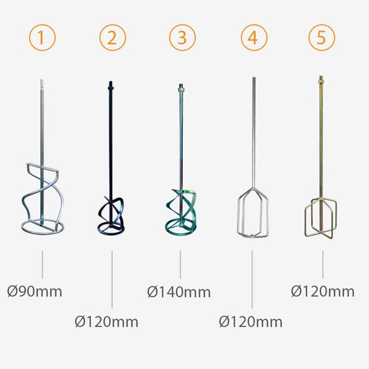 VARA MISTURADORA 90Ø, 120Ø e 140Ø mm