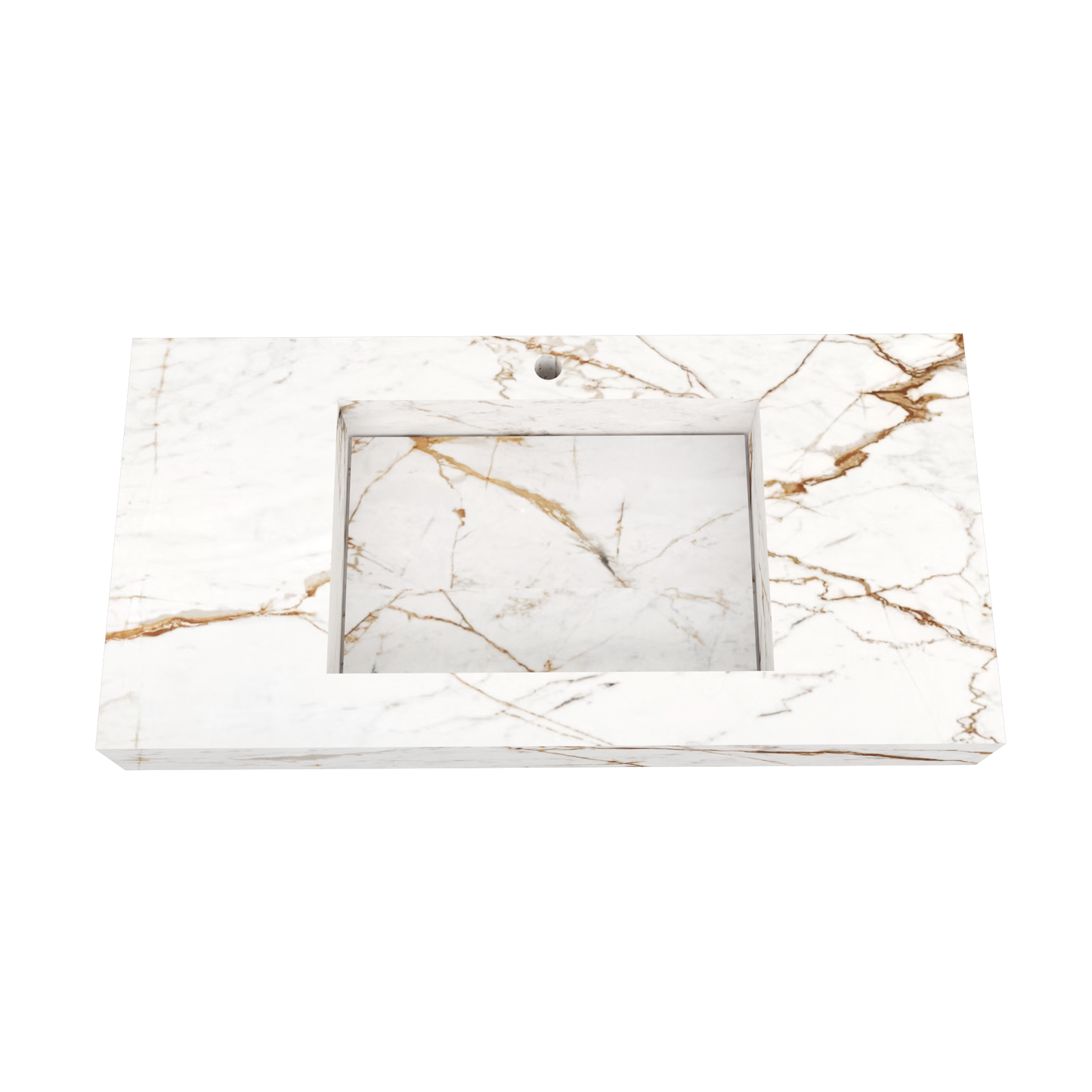 Bancada Veneza em DEKTON 4 mm com Lavatório Integrado