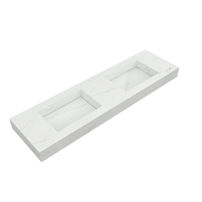 Bancada Veneza em Silestone em 12mm com Lavatórios Dupla Integrados