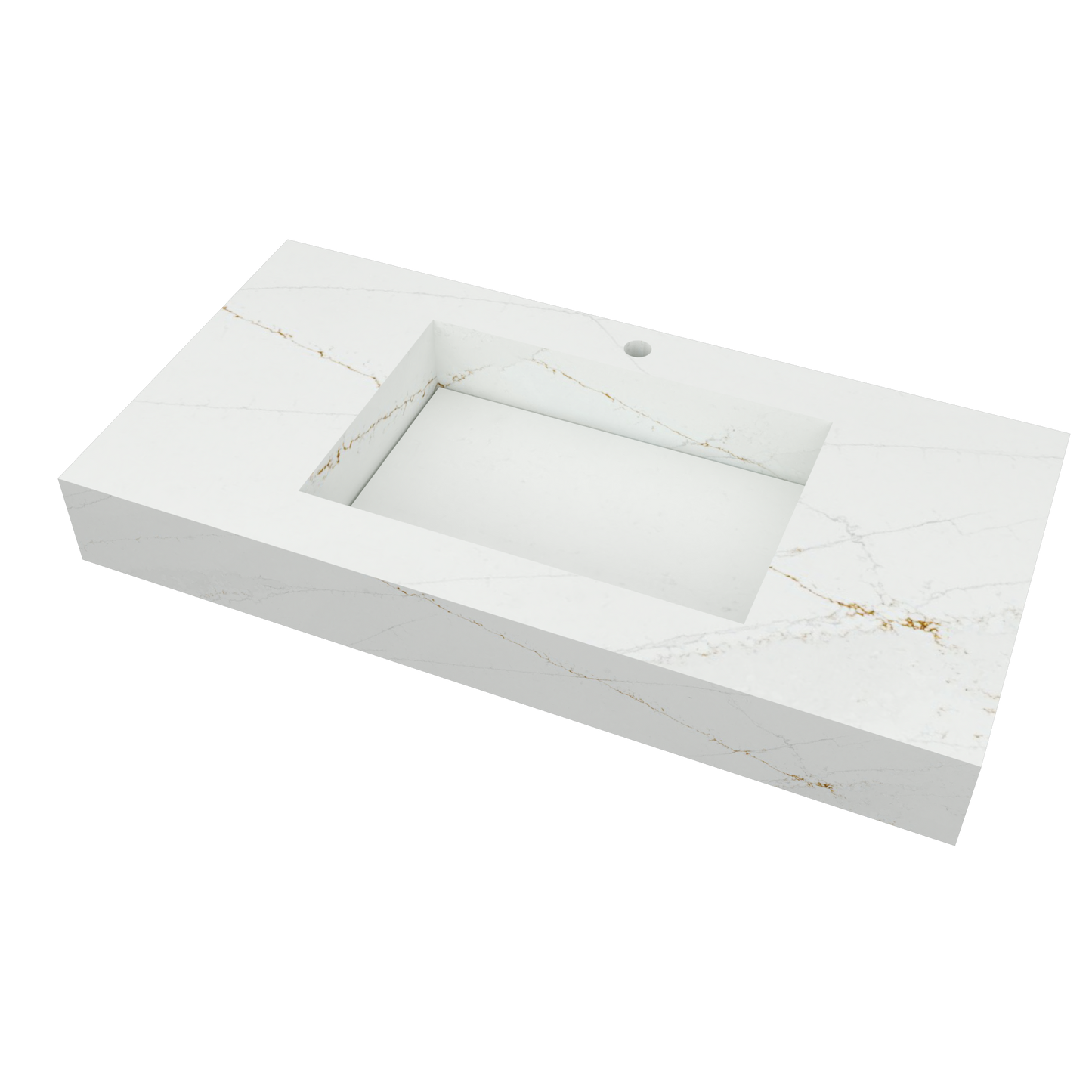 Bancada Veneza em Silestone com Lavatório Integrado