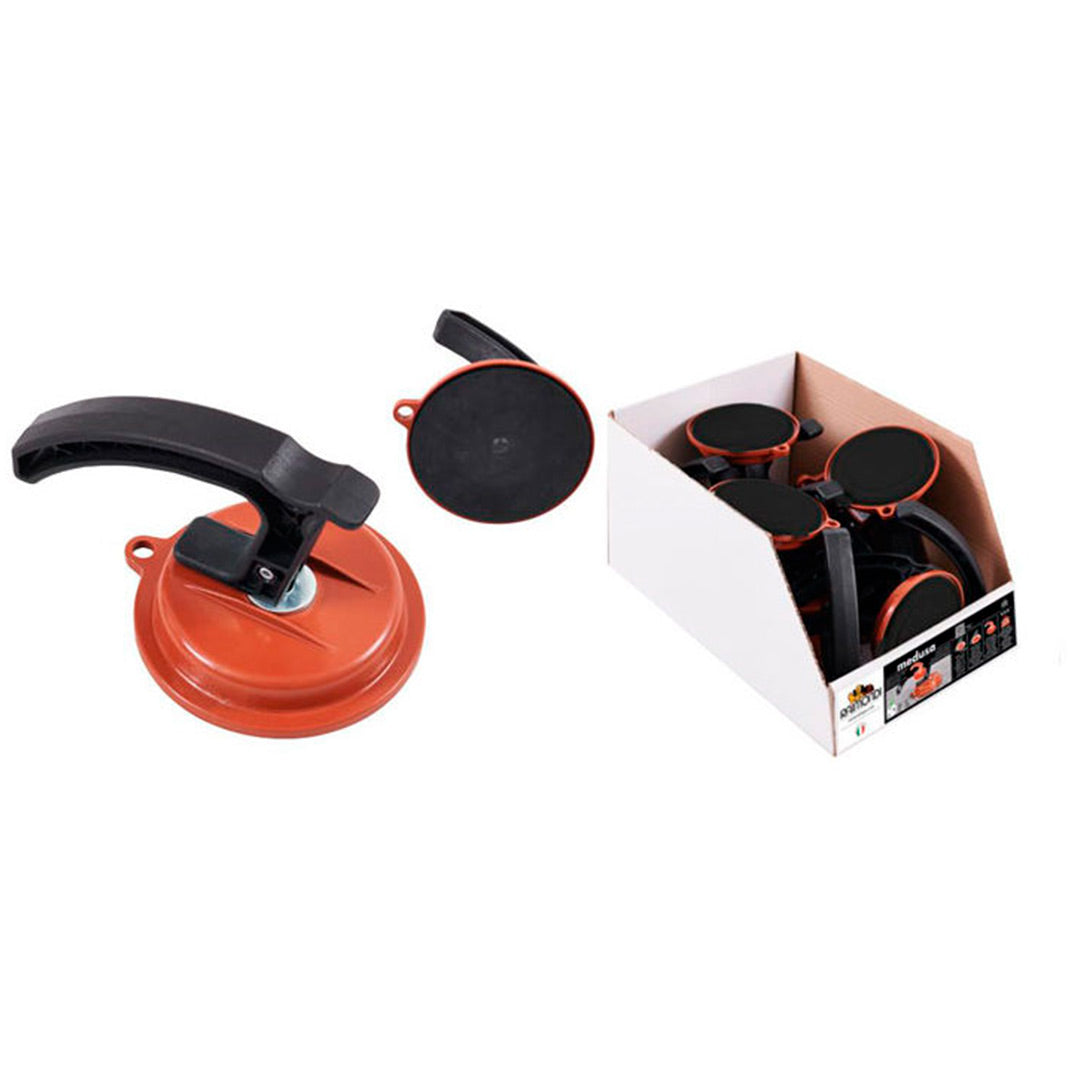 Medusa Ventosa de borracha preta Standard