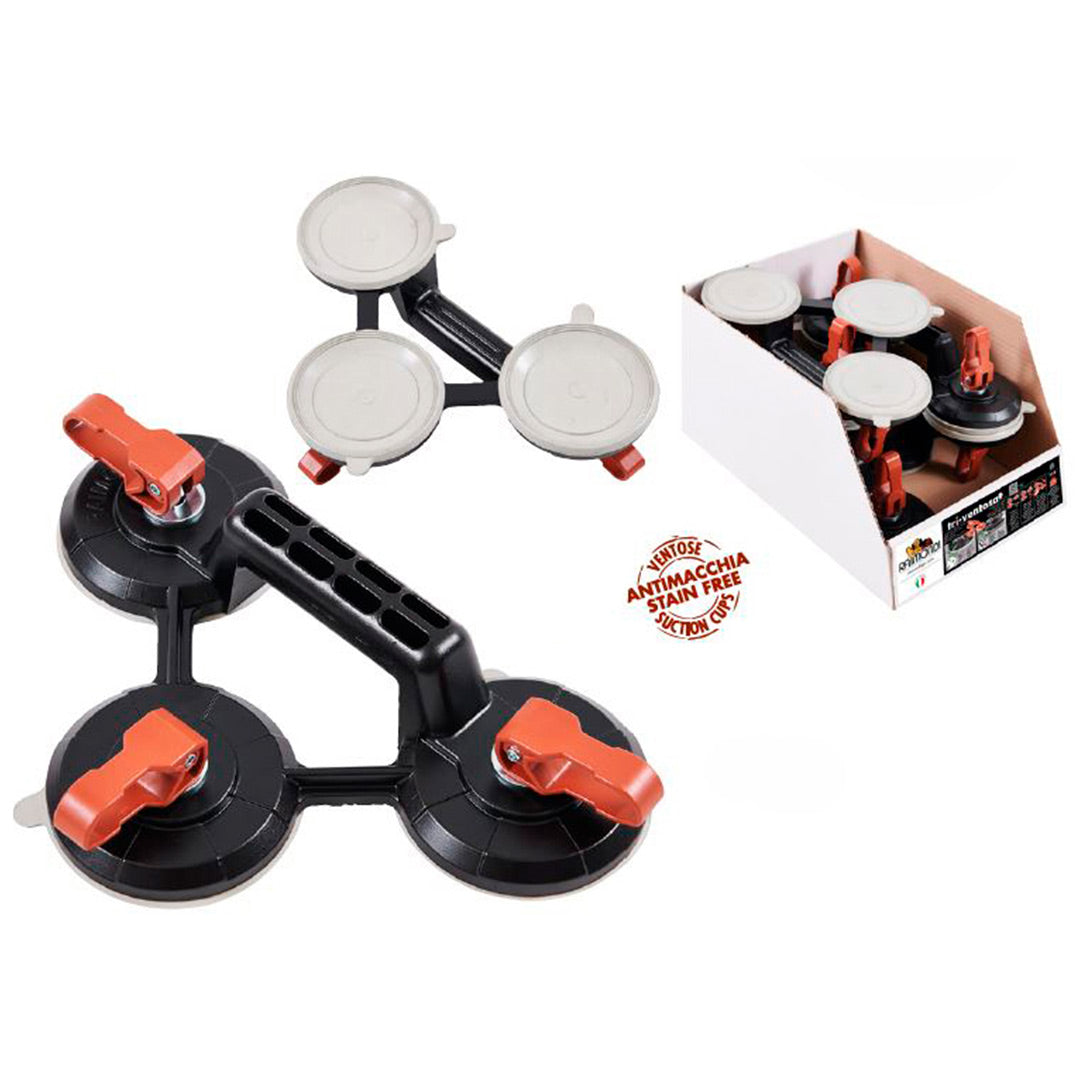 Tri Ventosa Medusa Plus - Tripla - Borracha Branca