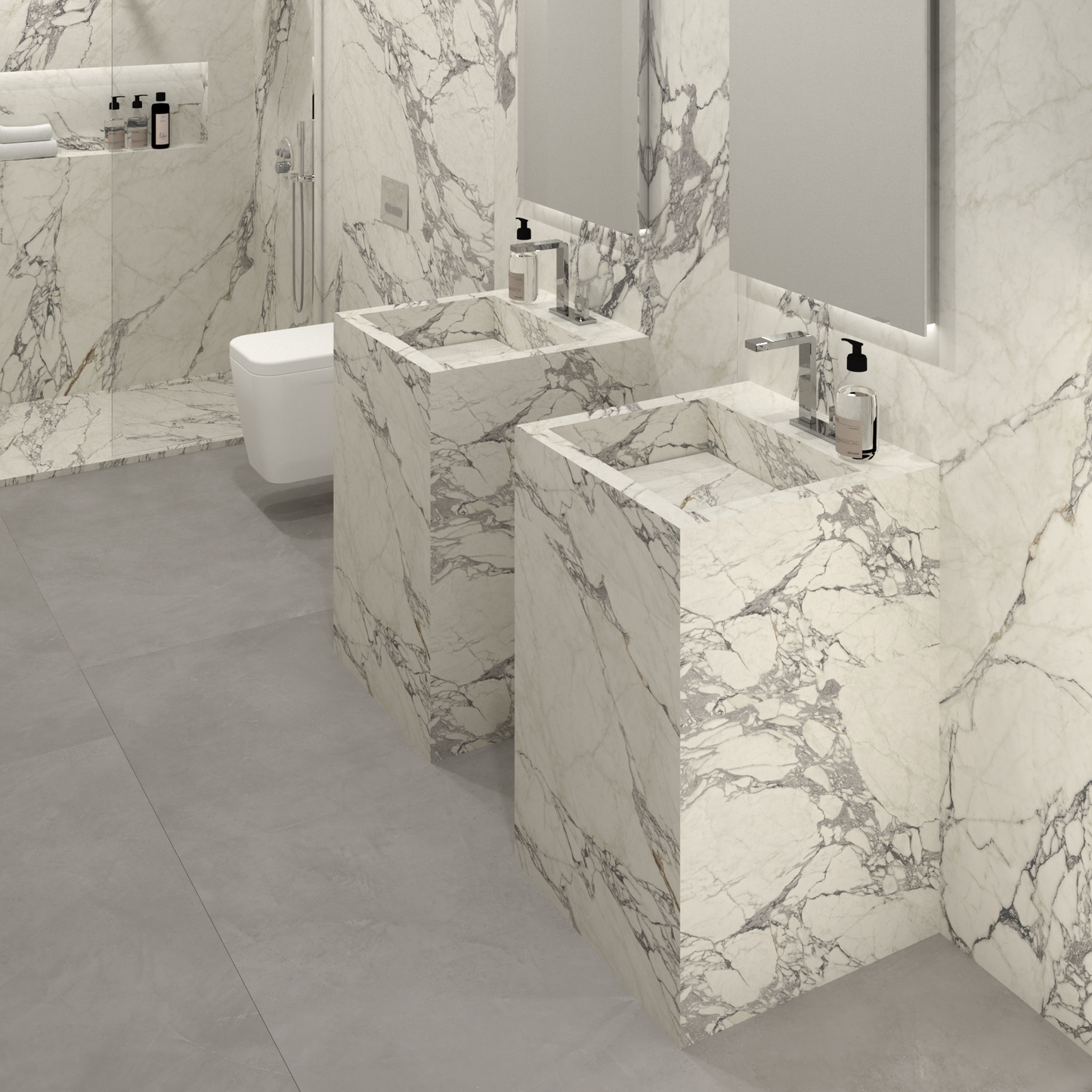 Lavatório Verona Torre em Margres- 90X60X50