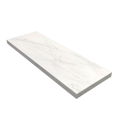 Bancada Reta Vicenza em DEKTON 4 mm com furação para Lavatório Duplo de pousar