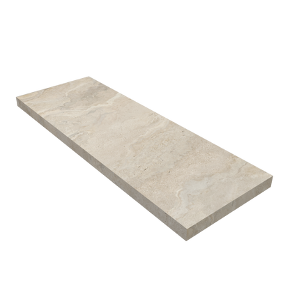 Bancada Reta Vicenza Linha Maximum com furação para Lavatório Duplo de pousar