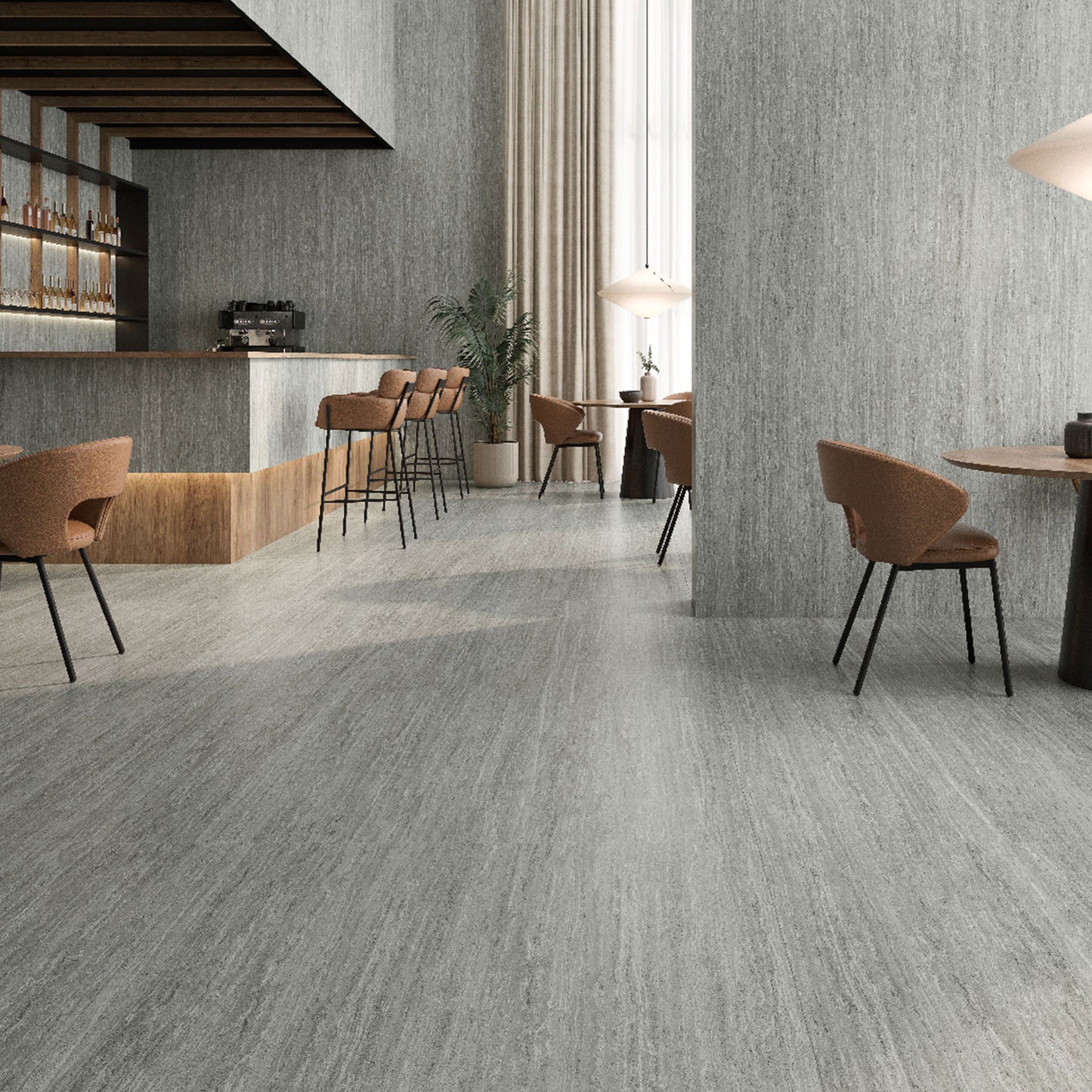 TRENTO - Revestimento Cerâmico 6mm - Placas 120 X 280 cm - Prissmacer MAXIMUM