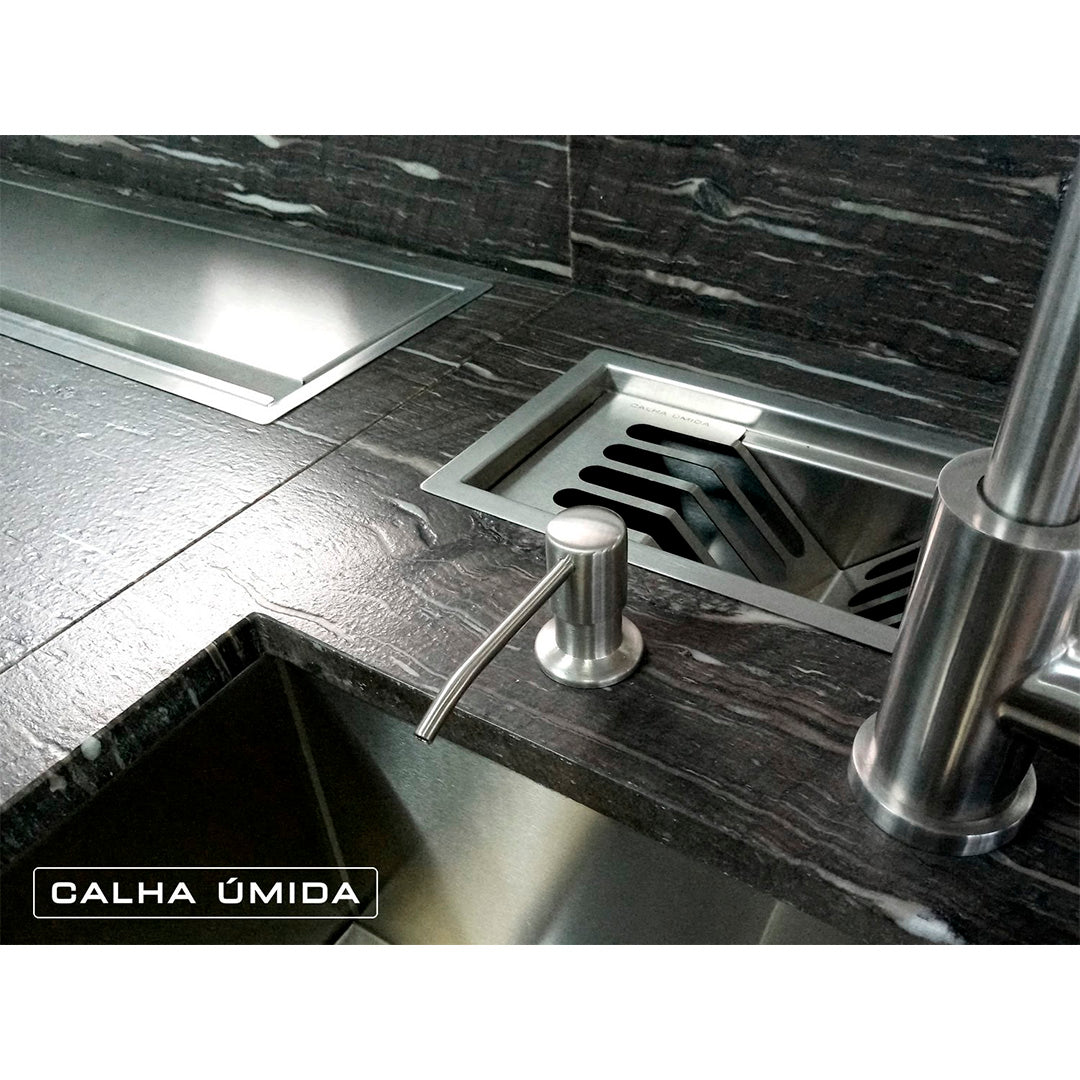 Dispenser Ci Kitchen Para Bancada Calha Úmida - AÇO 304